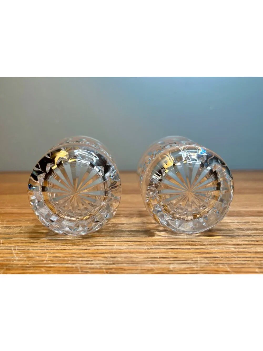 Set of 4 Vintage Waterford Crystal 5 ounce Flat Tumbler Glasses, Lismore Patte